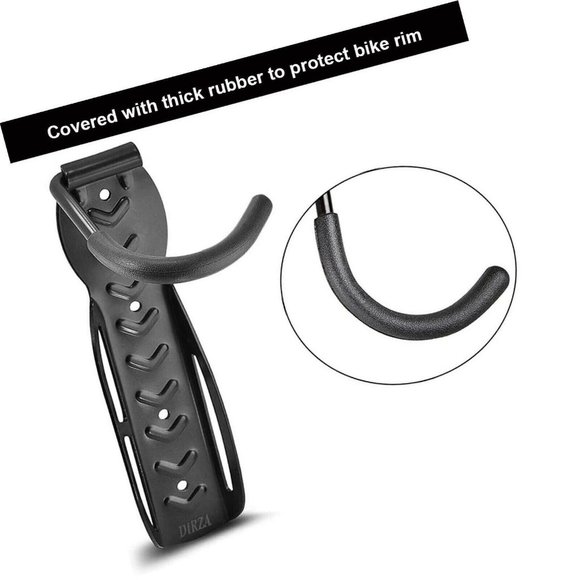 Dirza Bike Wall Mount Rack - Vertical Bike Storage Rack for Indoor w/Hardware - Picture 5 of 6